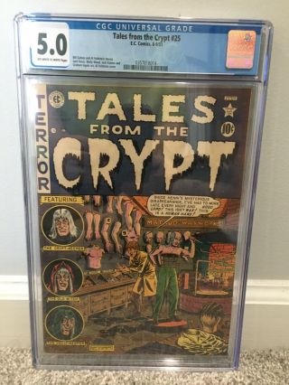 Tales From The Crypt 25 Ec Comic Book Cgc 5.  0 August/september 1951