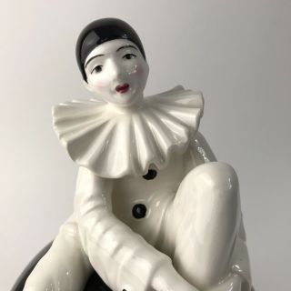 Sigma Taste Setter Pierrot Mime Clown Ceramic Dish Bowl Art Deco Vintage 1960s 2