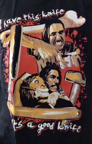 Edwin Neal Hitchhiker Texas Chainsaw Massacre T - Shirt Size Large