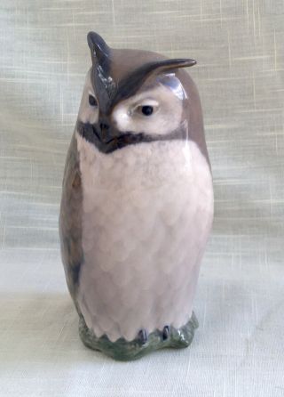Vintage Royal Copenhagen Owl Figurine 2999 - Denmark