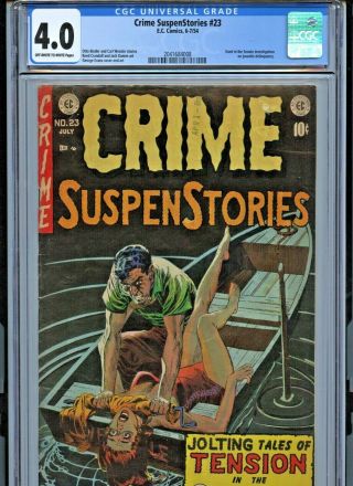 1954 Ec Comics Crime Suspenstories 23 In Soti Torture - Kamen - Evans