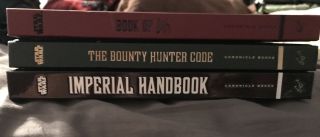 Star Wars Book Of Sith,  The Bounty Hunter Code,  Imperial Handbook - 3 Books 3