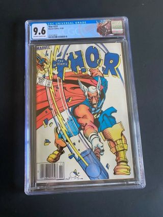 Thor 337 Cgc 9.  6 1st Beta Ray Bill (nov 1983,  Marvel) Newsstand