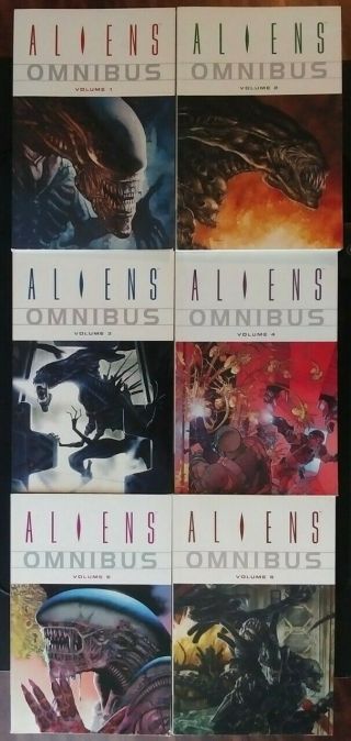 Aliens Omnibus Volume 1 - 6 Dark Horse First Edition Soft Cover Tpb Graphic Novels