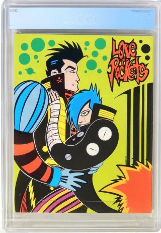 D156 LOVE AND ROCKETS 1 Fantagraphics CGC 9.  2 NM - (1982) Scarce self - published 2