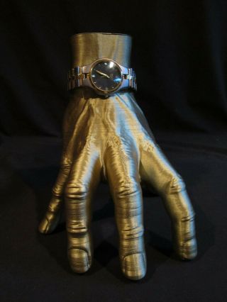 Human Hand Watch Stand (adams Family Thing Prop Model Life Size) (brass Finish)