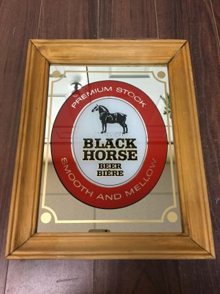 Black Horse Beer Premium Stock Smooth And Mellow Mirror By Stamford Art