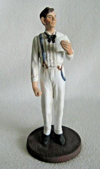 Norman Rockwell Figurine Abraham Lincoln " Young Lincoln " By Dave Grossman