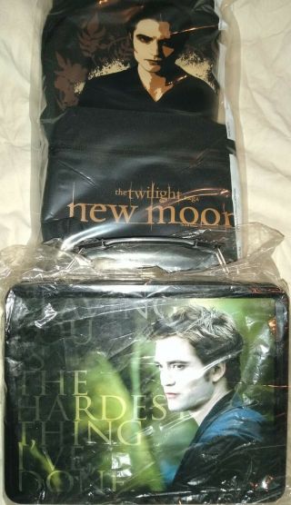 Twilight Saga Moon Lunch Box With Thermos Edward Cullen And Back Pack