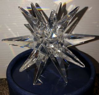 Swarovski Crystal Star Candelstick Holder With Box