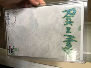 Rick And Morty 1 Comic,  Blank Sketch Variant Rare. ,  Never Opened.