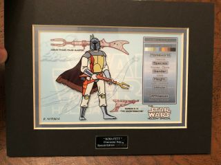 Star Wars Boba Fett Character Key Acme Archives Holiday Special 325/750