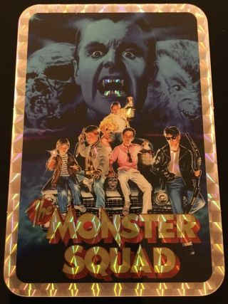 The Monster Squad Horror Prism Vending Sticker Rare
