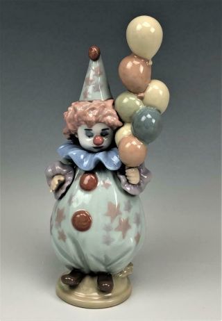 Retired Lladro Spain Littlest Clown 5811 Hand Painted Signed Porcelain Figurine