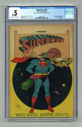 Superman 53 Cgc 0.  5 1948 0354967003