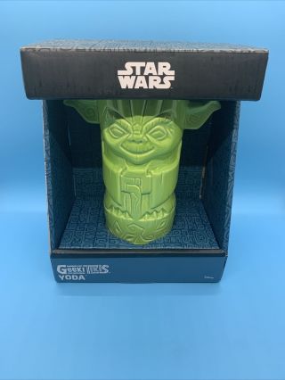 Thinkgeek Geeki Tikis Disney Star Wars Yoda Mug Crafted Ceramic Mug
