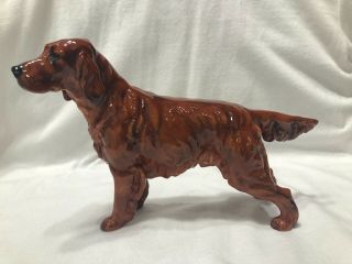 Royal Doulton Irish Setter Dog Figurine Hn 1055 8 " Long