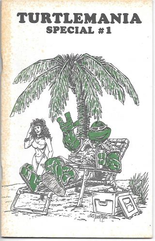 Teenage Mutant Ninja Turtles Turtlemania Special Comic Book 1 Mirage 1986 Vg,