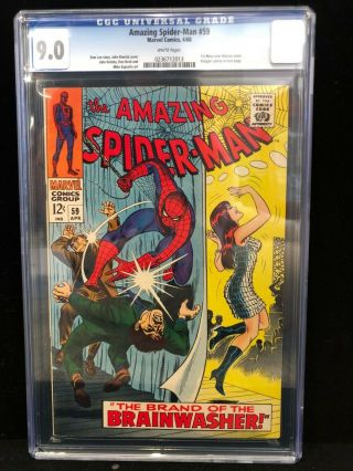 The Spider - Man 59 - 9.  0 Cgc Certified 0236712013