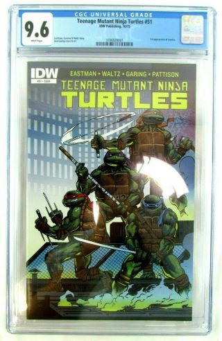 Teenage Mutant Ninja Turtles 51 Cgc 9.  6 1st Apperance Of Jennika First Print