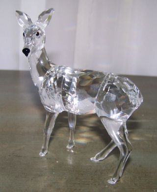 Swarovski Crystal Figurine Doe Deer Standing