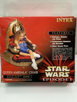 Queen Amidala Star Wars Episode 1 Intex Inflatable Chair - In The Box