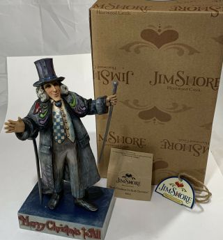 Jim Shore Enesco Two Sided Scrooge Thank Goodness Its Christmas Figure 2008 12in