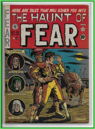 Haunt Of Fear 10 Ec Comics 1951 Graham Ingels Photo And Bio Solid Very Good 4.  0