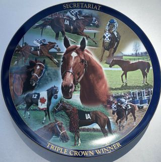 Danbury Secretariat Triple Crown Winner Limited Edition 12” Numbered Plate