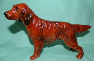 Royal Doulton Irish Setter Dog Figurine 8 " Long Hn 1055