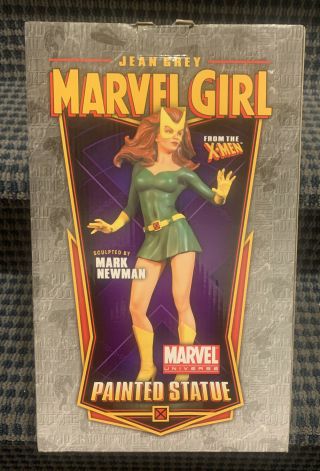 2008 Jean Grey (marvel Girl) Painted Statue,  Bowen Designs,  Over 12” 665/1200