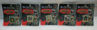 Universal Monsters Usps Stamp Complete Set Of 5 Pins 1997 And