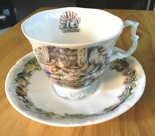 Royal Doulton Brambly Hedge Series - Dining Bythe Sea Cup & Saucer