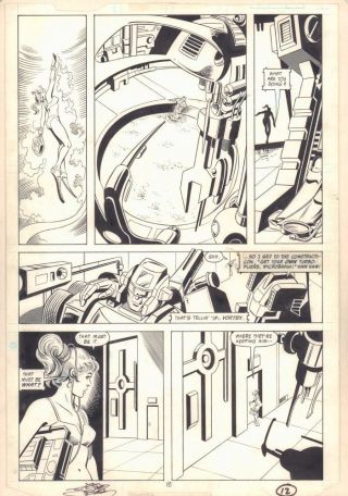 Transformers ? P.  15 - 1988 Signed Art By Jose Delbo