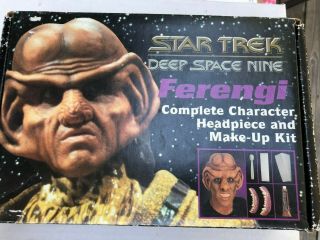 Star Trek Deep Space 9 (nine) Ferengi Headpiece & Make - Up Kit – Small -