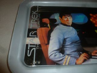 VINTAGE STAR TREK THE MOTION PICTURE METAL TV TRAY 1979 PARAMOUNT PICTURES SPOCK 2