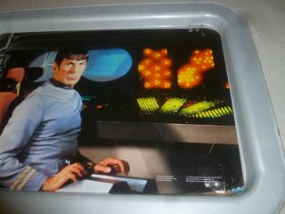 VINTAGE STAR TREK THE MOTION PICTURE METAL TV TRAY 1979 PARAMOUNT PICTURES SPOCK 3