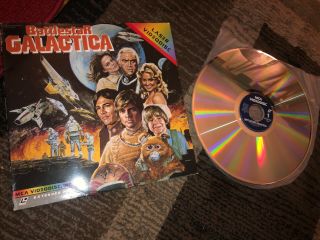 Battlestar Galactica (1982 Film) Vintage Laser Video Disc_sci - Fi Classic
