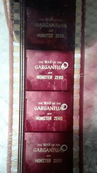 War Of The Gargantuas Monster Zero Double Feature 35mm Trailer Godzilla