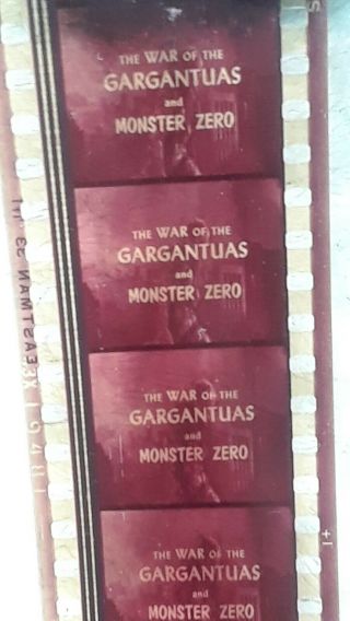 War of the Gargantuas Monster Zero Double Feature 35mm Trailer Godzilla 2
