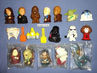 Star Wars Complete The Saga Burger King Kids Happy Meal Toys Set Of 17 Chewbacca