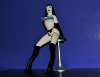 BETTIE PAGE SEXY PIN UP Large 12  Tall GOTH VARIANT Statue Figure Figurine 3