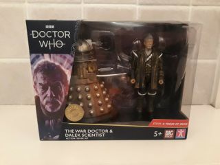 Dr Who 5 " B&m Exclusive Character War Doctor & Dalek Scientist -
