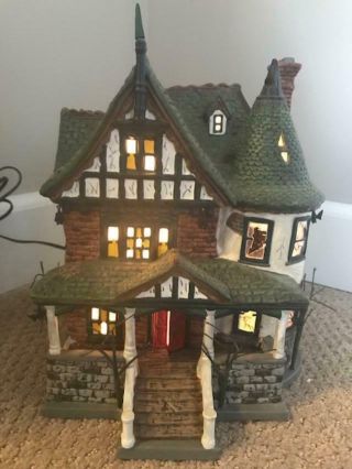 Department 56 Halloween Gravely Estate 805674 Interior Flying Witch (no Box)