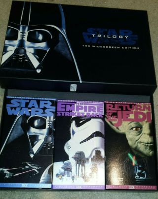Star Wars Trilogy - Thx Widescreen Edition Vhs Tapes