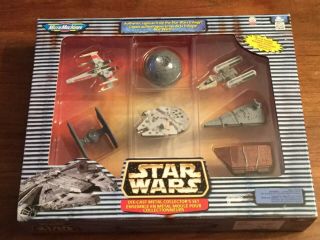 Star Wars Micromachines Galoob Gift Set 7 - Packs Diecast Exclusive From Canada
