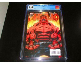 Hulk 1 2008 Cgc 9.  8 White Pages 1st Appearance Of Red Hulk Ed Mcguinness Vines