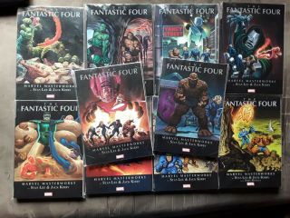 Marvel Masterworks Fantastic Four Tpb Vols 1 2 3 4 5 6 7 8 9 And 10 Lee Kirby