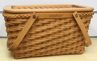 Longaberger Founder’s Market Basket 2000,  Lid,  Protector