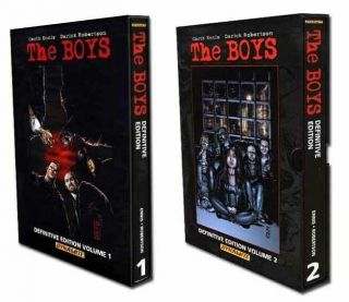 The Boys: " Definitive Edition " Vol.  1 & 2 Hc Hardcover - Signed Versions -